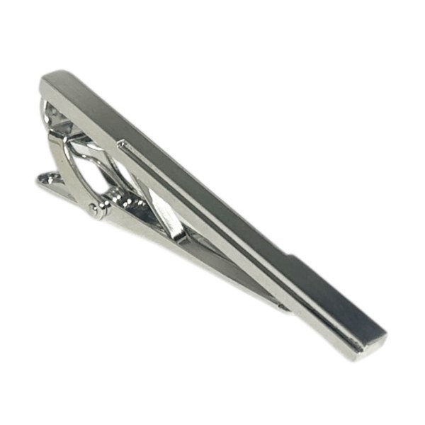 画像1: elizabeth parker エリザベスパーカー シルバーマットネクタイピン (1)