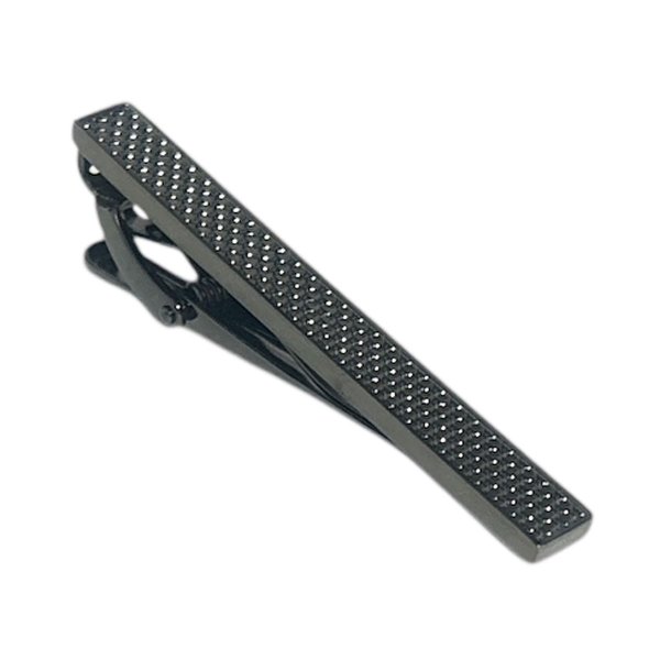 画像1: elizabeth parker エリザベスパーカー　ガンメタネットネクタイピン（タイバー） (1)