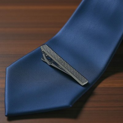 画像2: elizabeth parker エリザベスパーカー　ガンメタネットネクタイピン（タイバー）