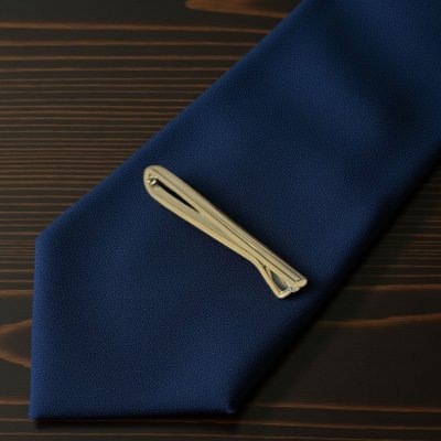 画像2: elizabeth parker エリザベスパーカー　ゴールドクリップネクタイピン（タイバー）