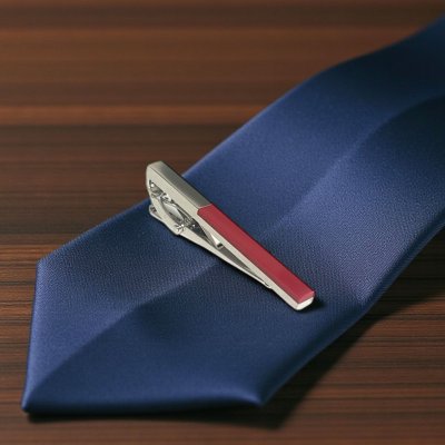 画像2: elizabeth parker エリザベスパーカー　アクリルレッドネクタイピン（タイバー）