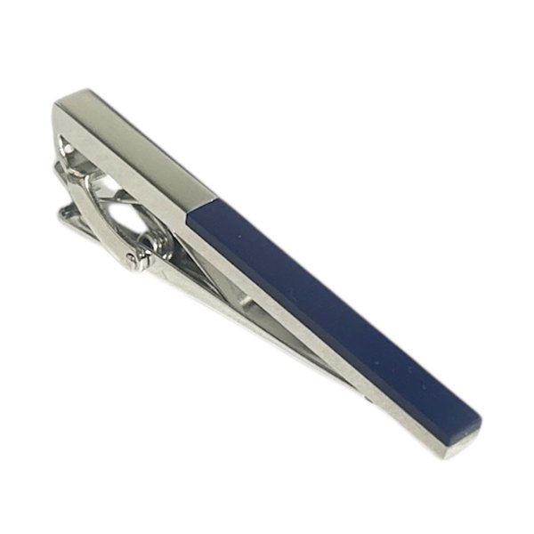 画像1: elizabeth parker エリザベスパーカー　アクリルブルーネクタイピン（タイバー） (1)