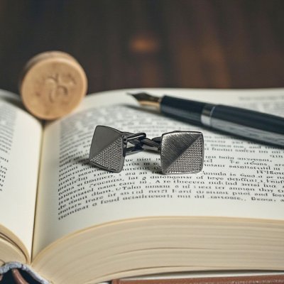 画像2: elizabeth parker エリザベスパーカー ガンメタハーフドットカフス