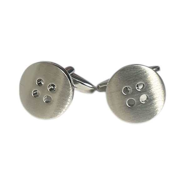 画像1: elizabeth parker エリザベスパーカー・シルバーボタンカフスボタン（カフリンクス） (1)