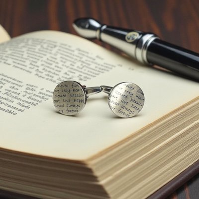 画像2: elizabeth parker エリザベスパーカー ラウンドLOVEカフスボタン