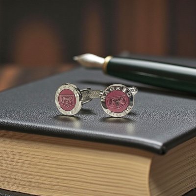 画像2: 立花レーシングクラブレッドカフスボタン