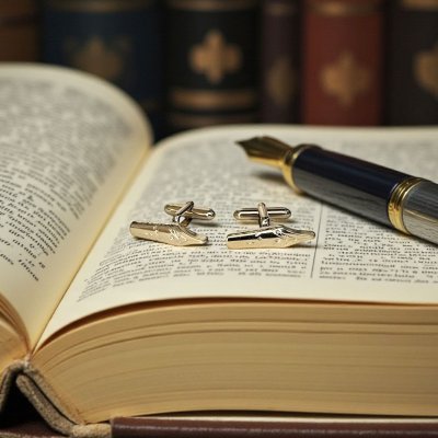 画像2: SWANK スワンク　ゴールドペン先カフスボタン・カフリンクス