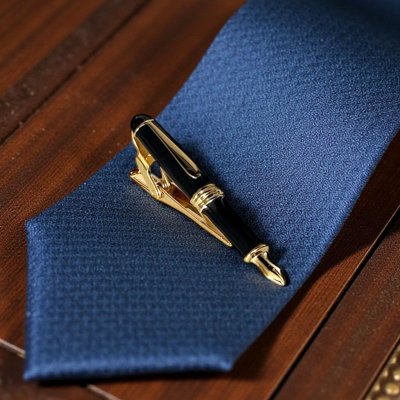 画像2: SWANK スワンク  ゴールド万年筆ネクタイピン（タイバー）