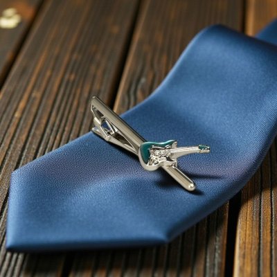 画像2: SWANK スワンク  ブルーギターネクタイピン（タイバー）