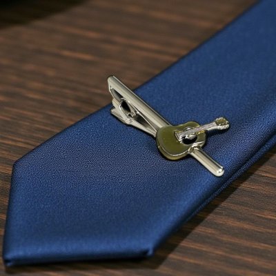 画像1: SWANK スワンク  ギターモチーフネクタイピン（タイバー）