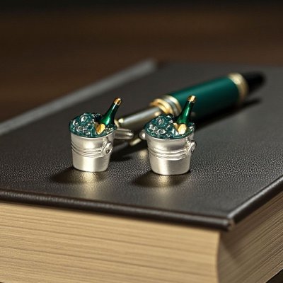 画像1: SWANK スワンク  ワインクーラー・カフスボタン（カフリンクス）