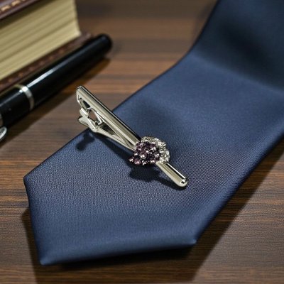 画像2: SWANK スワンク ぶどうモチーフネクタイピン（タイバー）