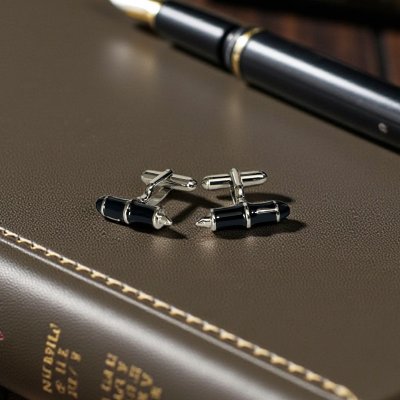 画像1: SWANK スワンク  万年筆カフスボタン（カフリンクス）