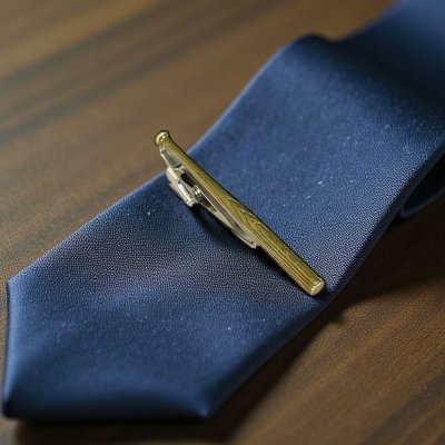 画像1: SWANK スワンク  木製バットモチーフネクタイピン（タイバー）