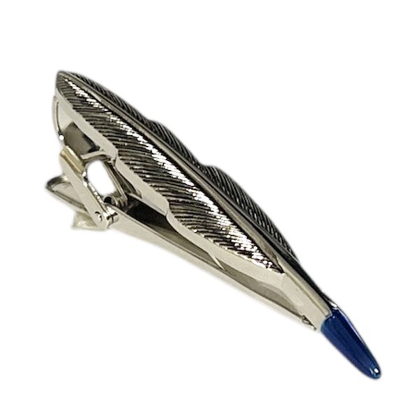 画像1: SWANK スワンク  フェザーモチーフ ネクタイピン（タイバー） (1)