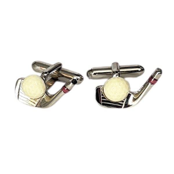 画像1: SWANK スワンク  ゴルフボールとクラブカフスボタン（カフリンクス） (1)