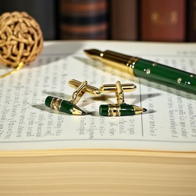 画像2: SWANK スワンク 鉛筆モチーフカフスボタン（カフリンクス）