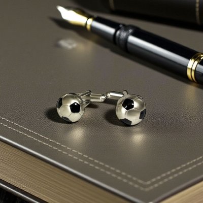 画像1: SWANK スワンク 　サッカーボールカフスボタン（カフリンクス）