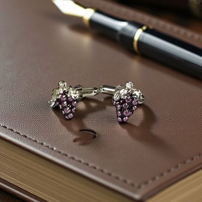 画像2: SWANK スワンク ぶどうモチーフカフスボタン（カフリンクス）