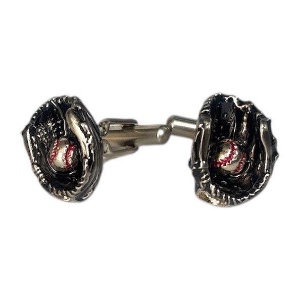 画像1: SWANK スワンク ブラックグローブ＆ボールカフスボタン (1)