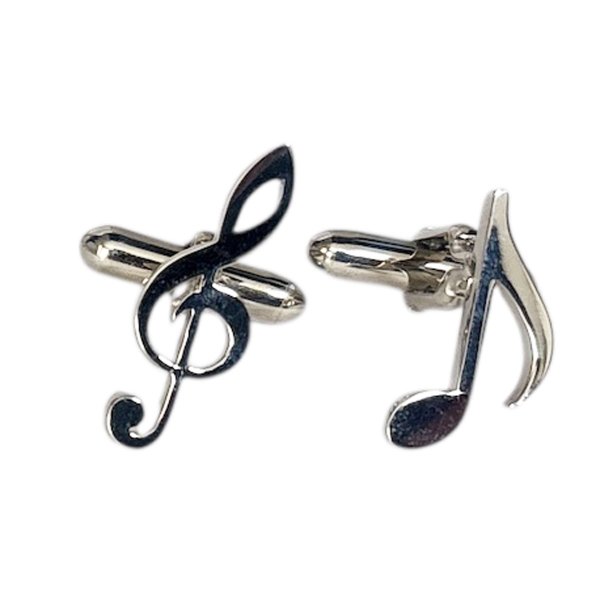 画像1: swank スワンク ト音記号＆音符カフスボタン (1)