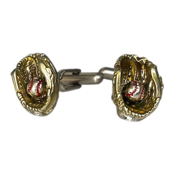 画像1: SWANK スワンク ブラウングローブ＆ボールカフスボタン (1)