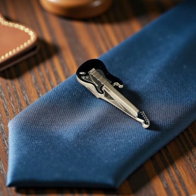 画像2: swank スワンク ブラックギターネクタイピン