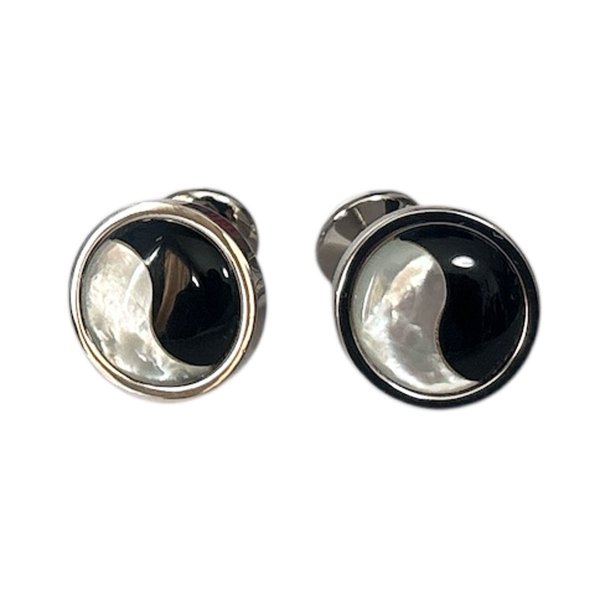 画像1: 陰陽タイプカフスボタン（カフリンクス） (1)