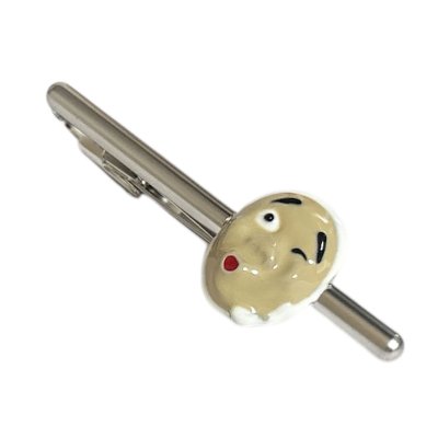 画像1: ひょっとこカフスボタン・ネクタイピンセット