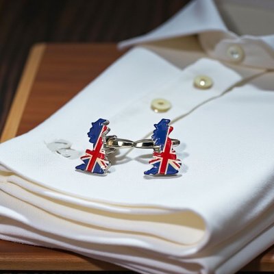 画像2: グレートブリテン島カフスボタン（カフリンクス）