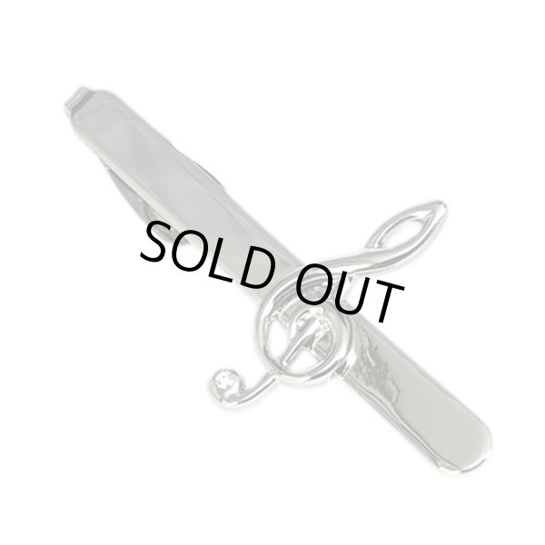 画像1: ト音記号ネクタイピン（タイバー） (1)