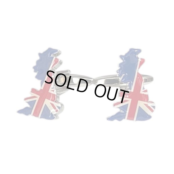 画像1: グレートブリテン島カフスボタン（カフリンクス） (1)