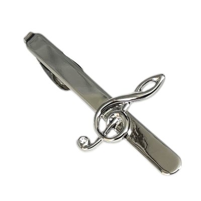 画像2: ト音記号カフス　ネクタイピンセット