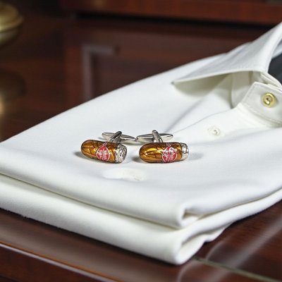 画像2: 葉巻・カフスボタン（カフリンクス）