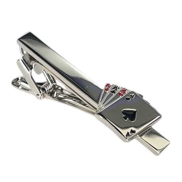 画像1: トランプフォーエースネクタイピン（タイバー） (1)