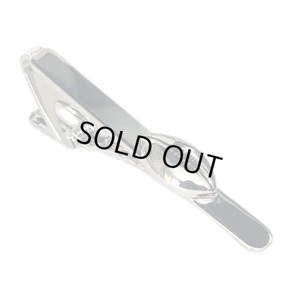 画像1: ラグビーボールモチーフネクタイピン（タイバー） (1)