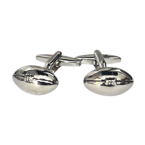 画像1: ラグビーボール・カフスボタン（カフリンクス） (1)