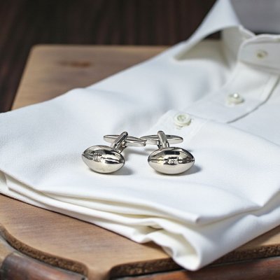 画像2: ラグビーボール・カフスボタン(カフリンクス)