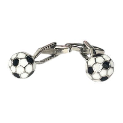 画像2: サッカーカフス　ネクタイピンセット１