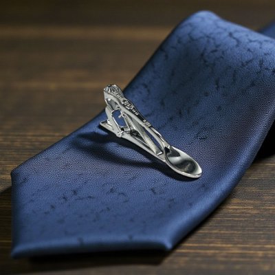 画像1: スプーンデザインネクタイピン【名入れ可】