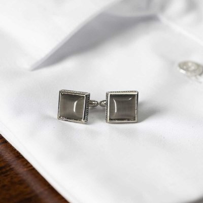 画像2: ブラックエスニックカフスボタン・カフリンクス