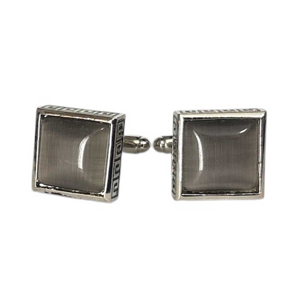 画像1: ブラックエスニックカフスボタン・カフリンクス (1)