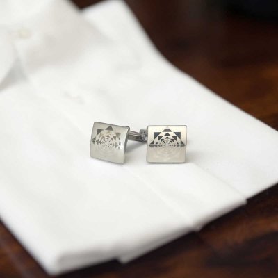 画像2: フラッシュスクエアーカフスボタン（カフリンクス）