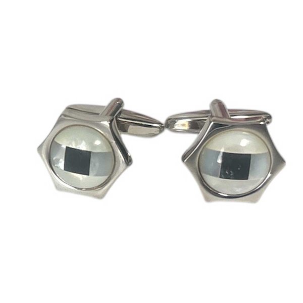 画像1: ヘキサゴンＭＯＰカフスボタン（カフリンクス） (1)