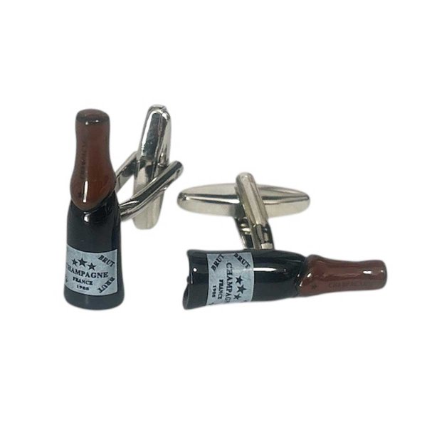 画像1: シャンパン３カフスボタン（カフリンクス） (1)