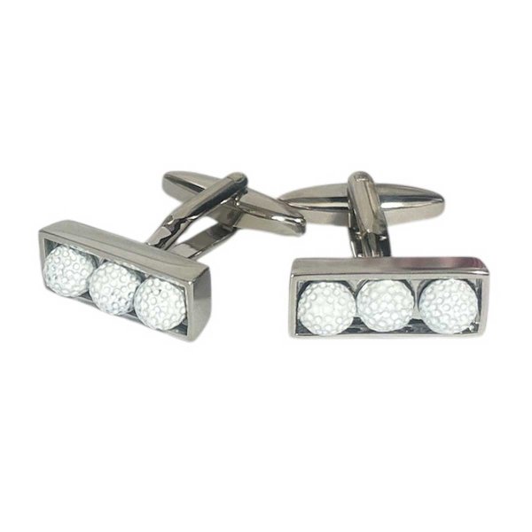 画像1: ゴルフボールケースカフスボタン（カフリンクス） (1)