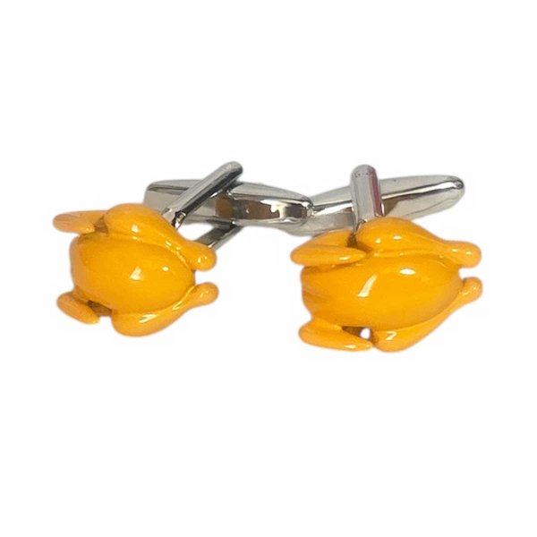 画像1: ローストチキンカフスボタン（カフリンクス） (1)