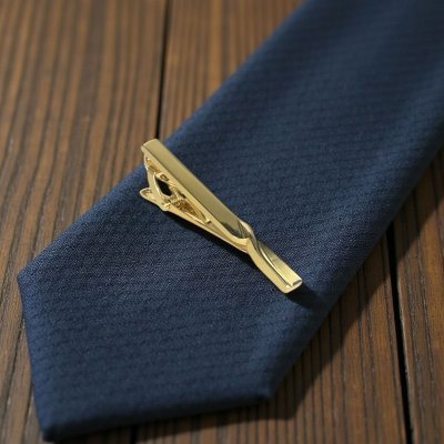画像3: ゴールドツイストデザインネクタイピン(タイバー)【名入れ可】