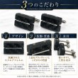 画像3: カーボン＆シルバーカフスボタン（カフリンクス） (3)
