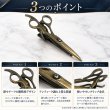 画像3: アンティークゴールドシザーズネクタイピン（タイバー）【名入れ可】 (3)